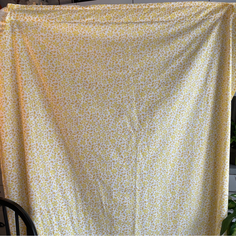 IKEA Yellow Flower print Curtain